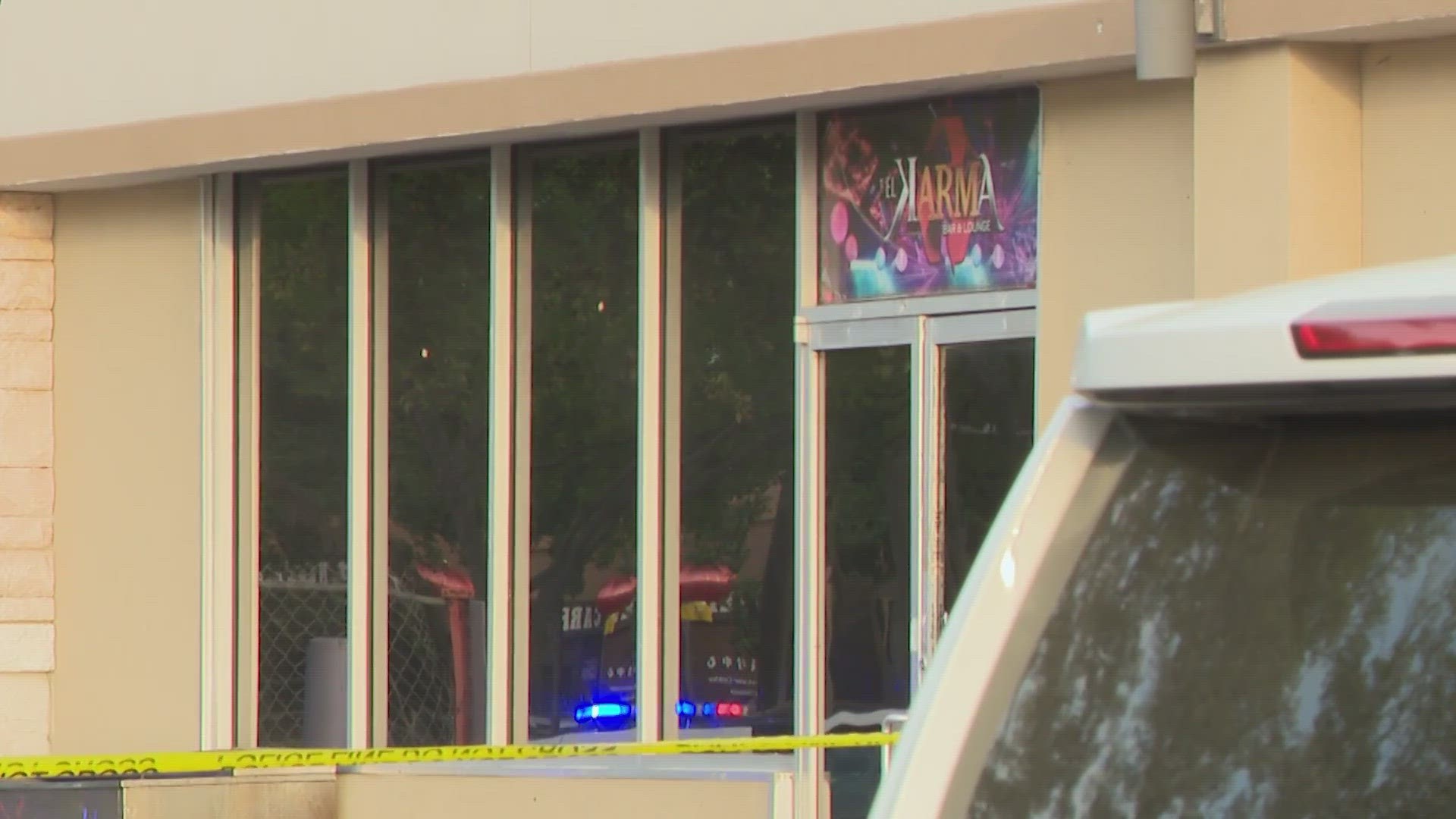 Houston police said three security guards were kicking two men out of El Karma Bar & Lounge after an argument inside.