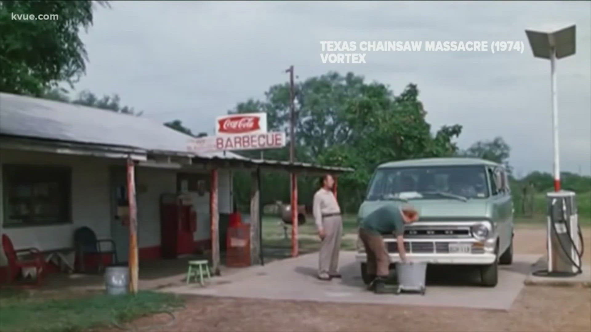 Fifty years later, the iconic gas station is now a rustic BBQ restaurant where fans of the movie can eat some smoked meat and shop memorabilia.