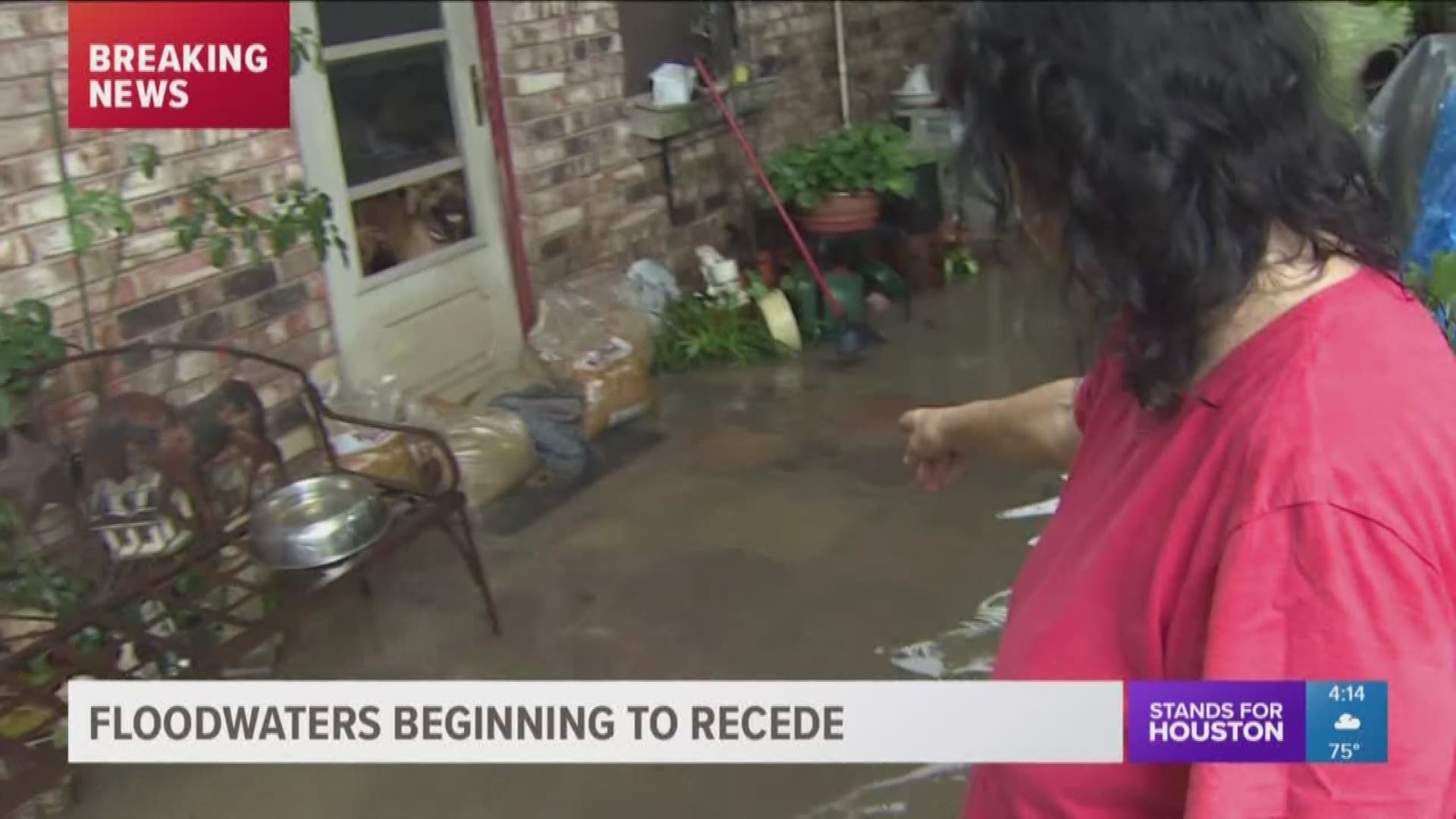 Northeast Harris County homeowners breathe sigh of relief with no water  in their homes.