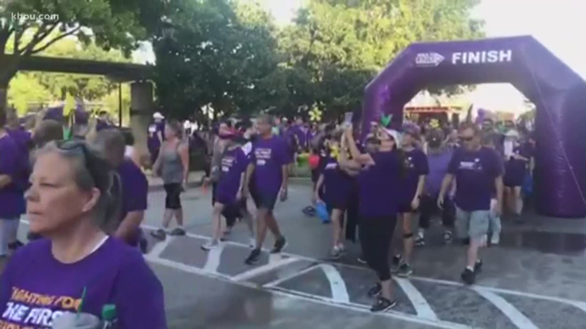 The Walk to End Alzheimer's in Cinco Ranch raised money for research and awareness for the disease that affects more than 380,000 Texans.