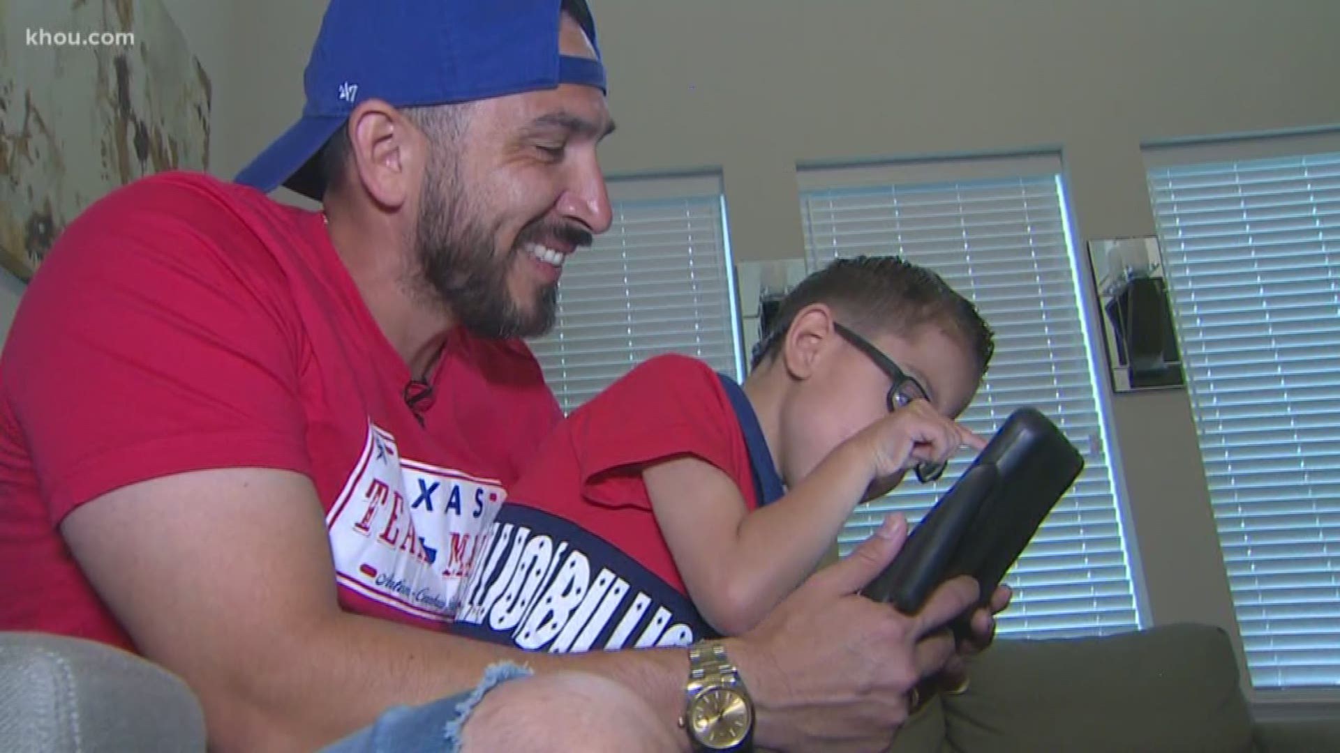 We're celebrating all fathers but we found a dad in southeast Houston that deserves a little extra attention. It's because David Infante goes above and beyond to celebrate his son with special needs every day.