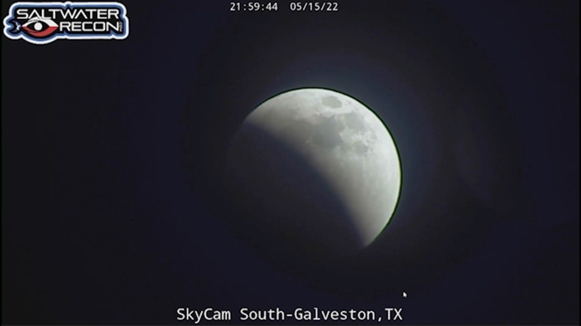 Gerhana bulan total di Houston