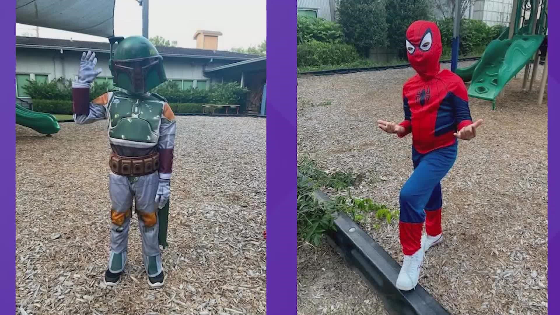 Texans stepped up in a major way to help a teen's effort of collecting Halloween costumes for children in need.