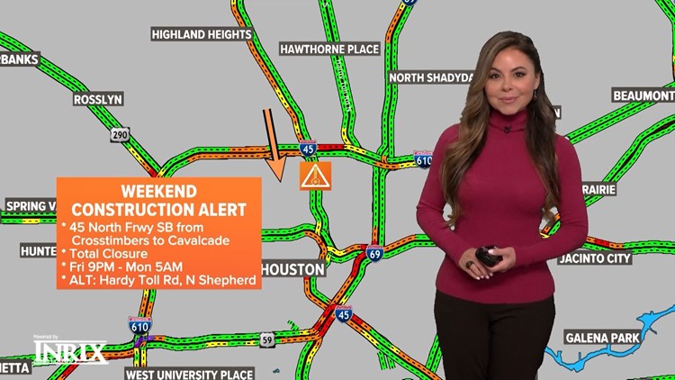 A big repair will cause a traffic nightmare on this Houston highway this weekend