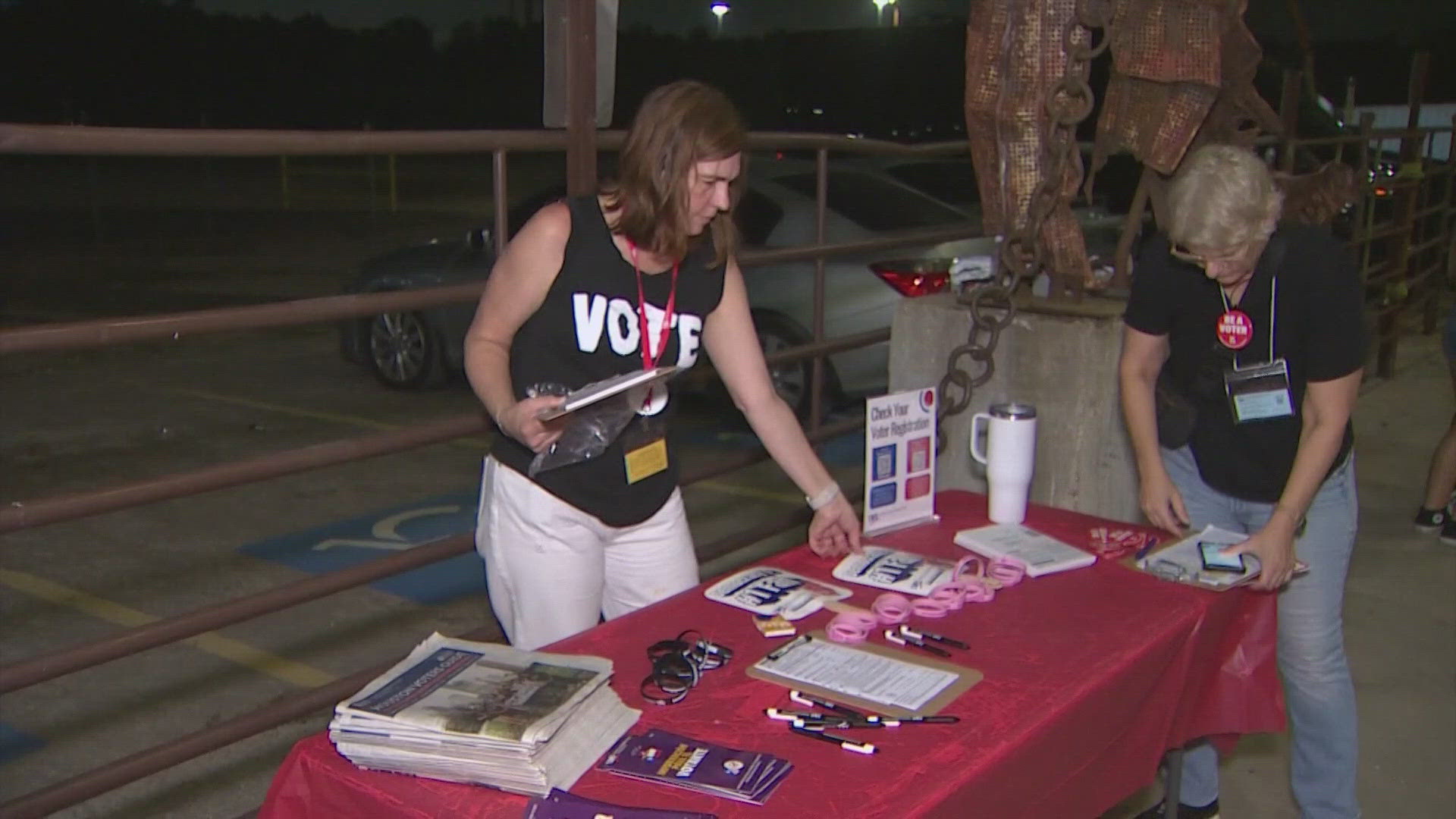 With the deadline for Texans to register to vote approaching, the League of Women Voters of Houston is working to meet people where they’re at.