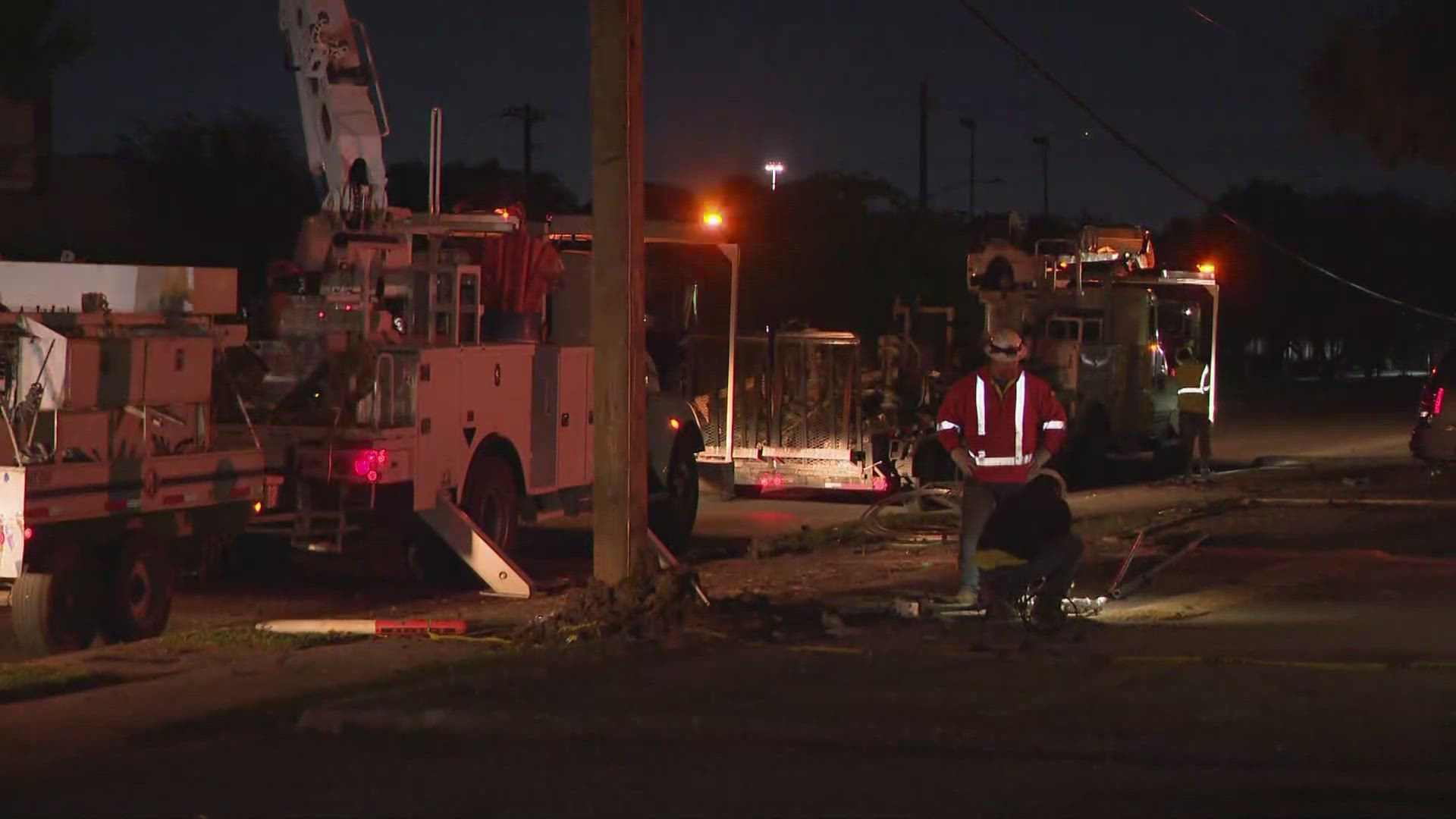 Houston police say a 23-year-old man led officers on a chase in a black pickup truck, which was reportedly stolen.