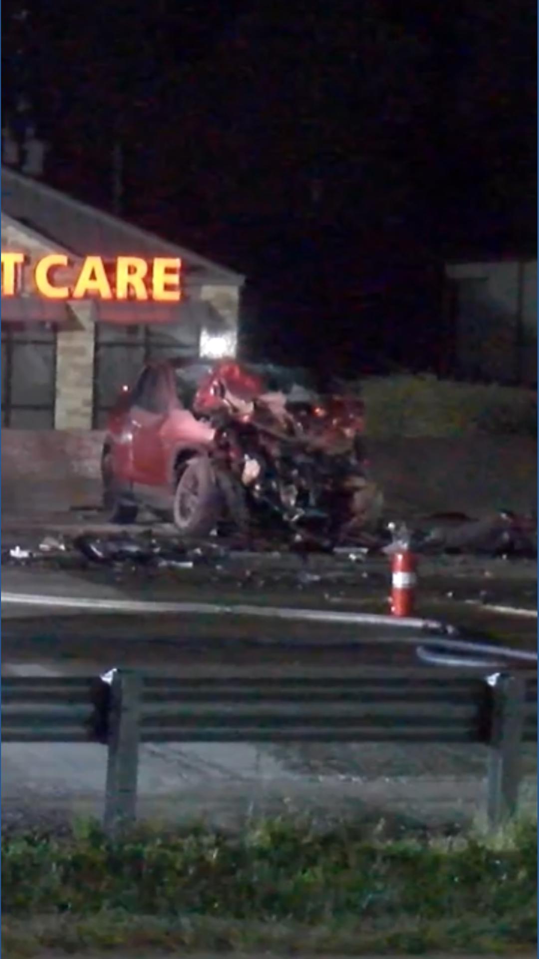 Driver killed, 3 hurt in fiery wrong-way crash on North Freeway | khou.com