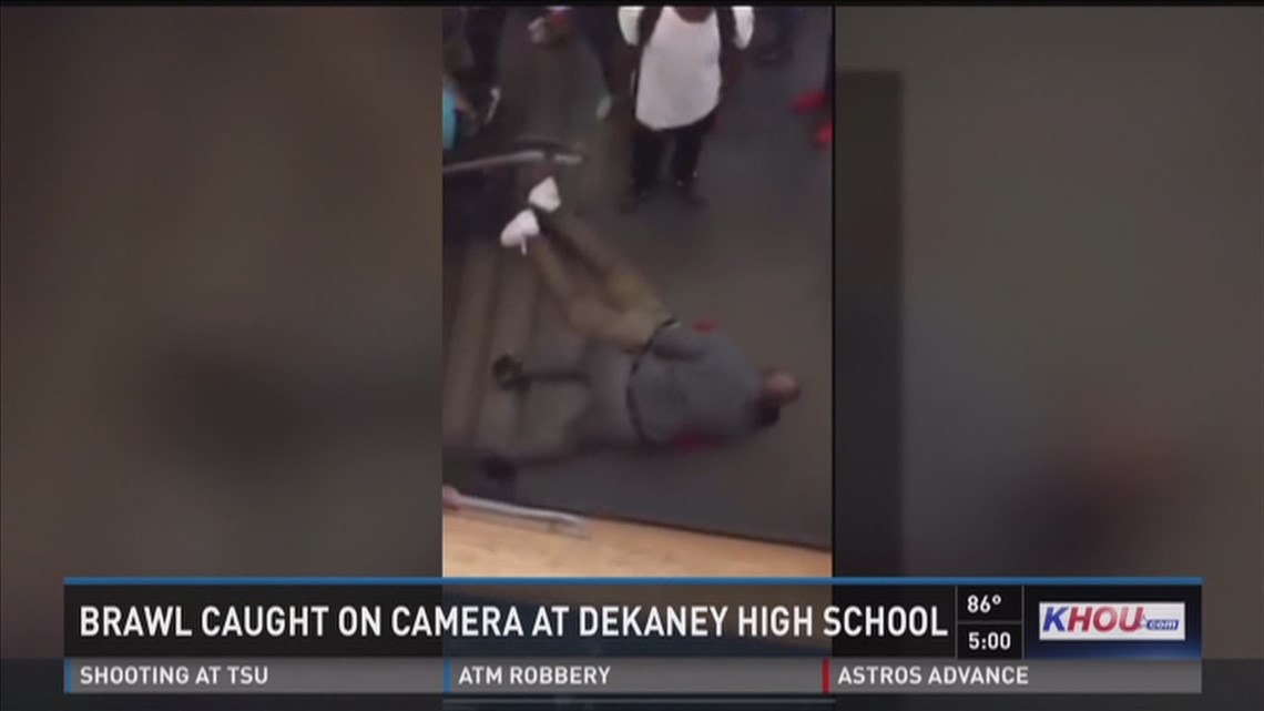 Brawl caught on camera at Dekaney High School | khou.com