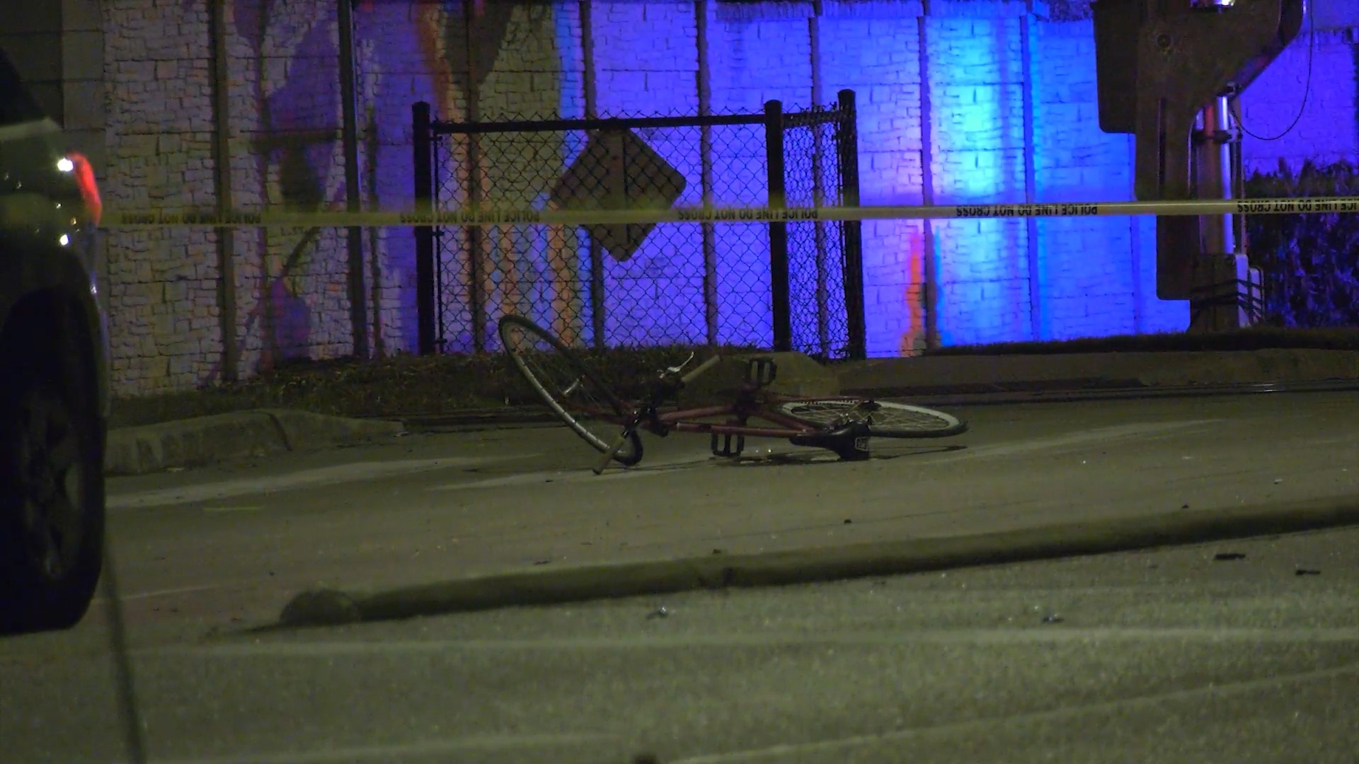 Two men were found dead in a crash involving a motorcycle and a bicycle in east downtown Houston late Sunday night, according to the Houston Police Department.