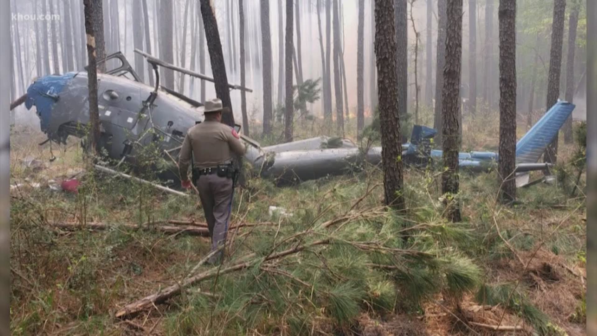 A United States Forest Service firefighter was killed Wednesday afternoon after a helicopter crashed in Montgomery County, according to the DPS.