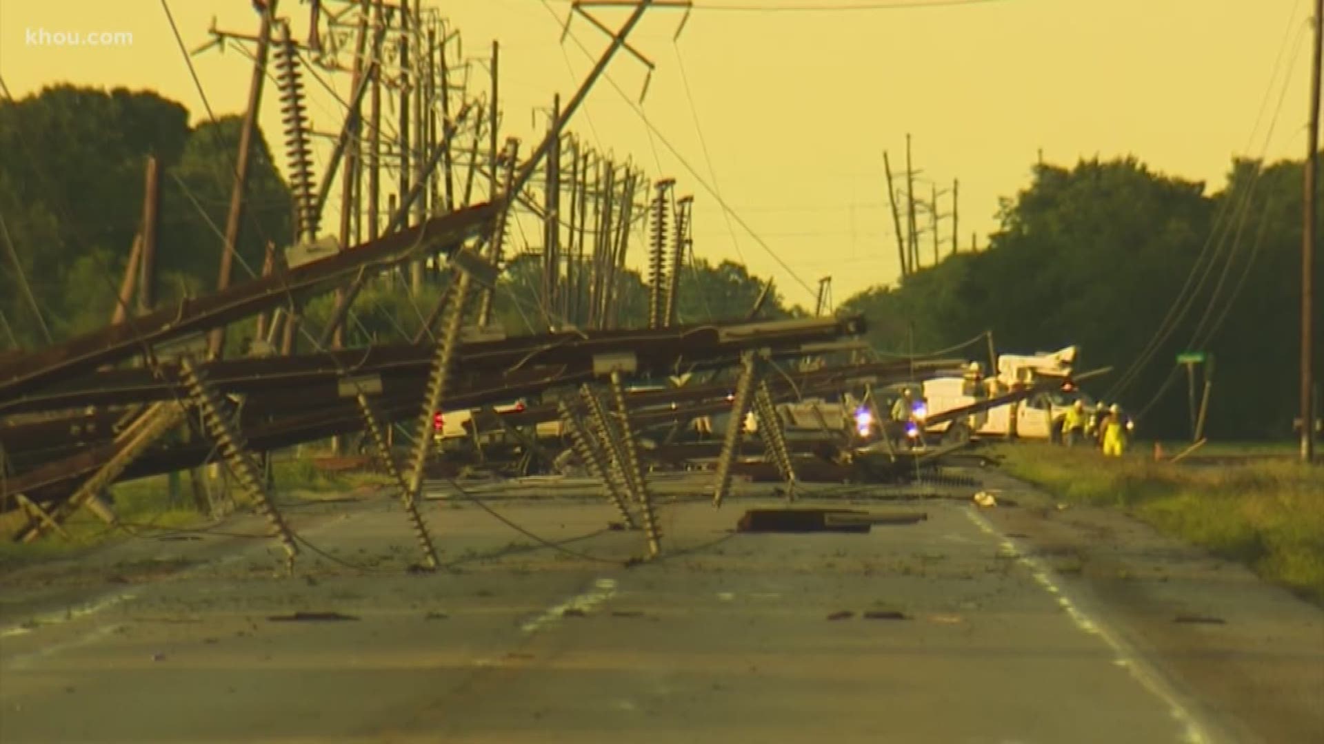 Contractor injured after being shocked by downed power lines | khou.com