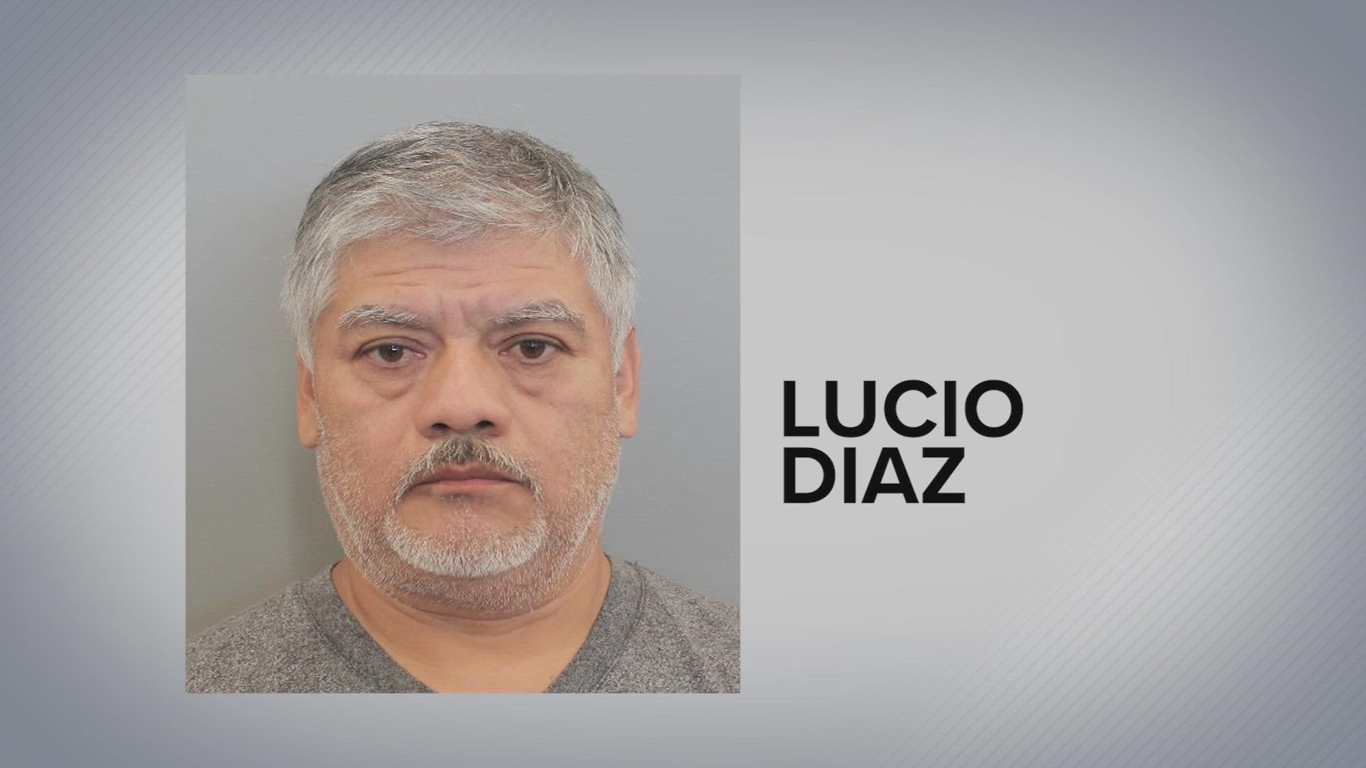 Lucio Catarino Diaz is charged with aggravated assault in the incident caught on a hidden surveillance camera.