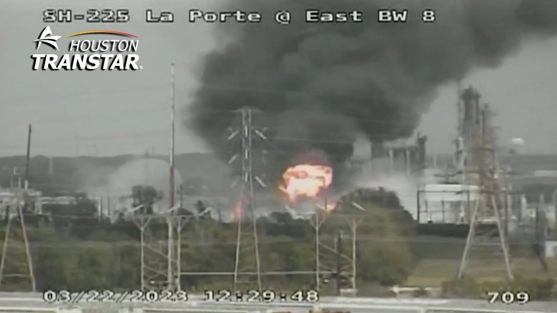 Raw video: Crews battle fire at INEOS plant after possible pipeline explosion, HCFMO says