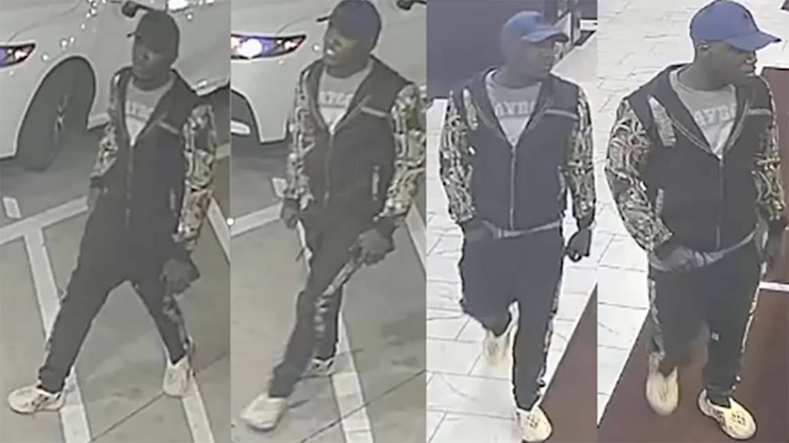 Pria mencuri dompet wanita di pompa bensin Houston utara