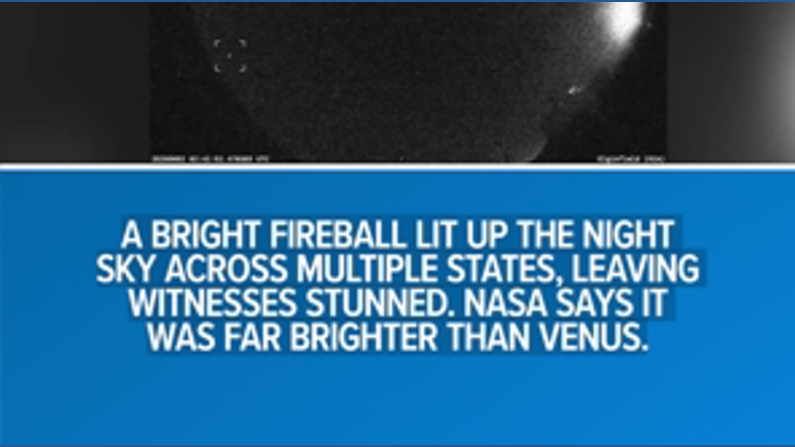 Watch: Bright meteor streaks across skies in 8 states | khou.com