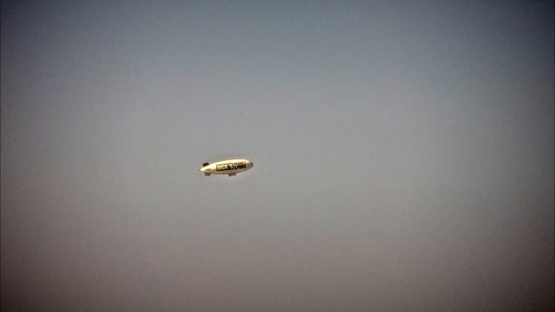 The Dick's House of Sport blimp has been spotted in the Houston sky the last few days.