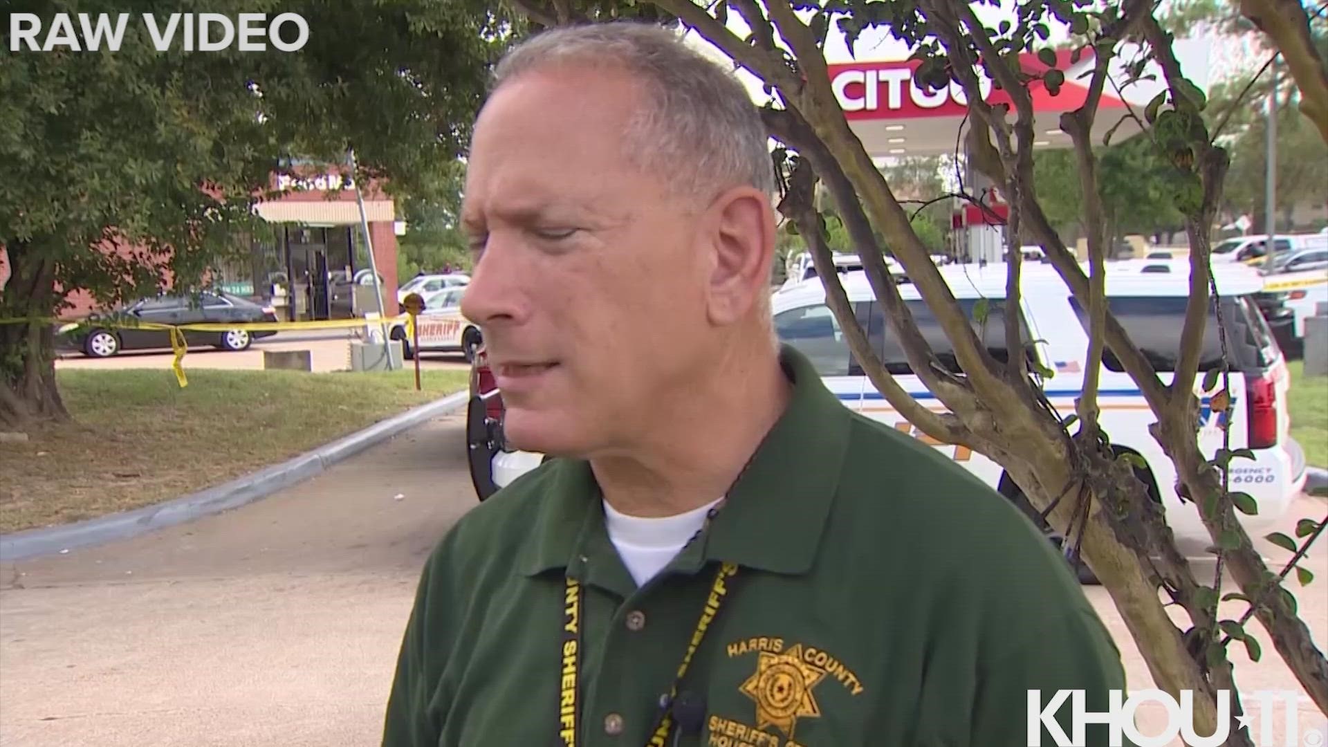 A suspect attempting to rob a food mart in northwest Harris County was shot by the store clerk, according to deputies.