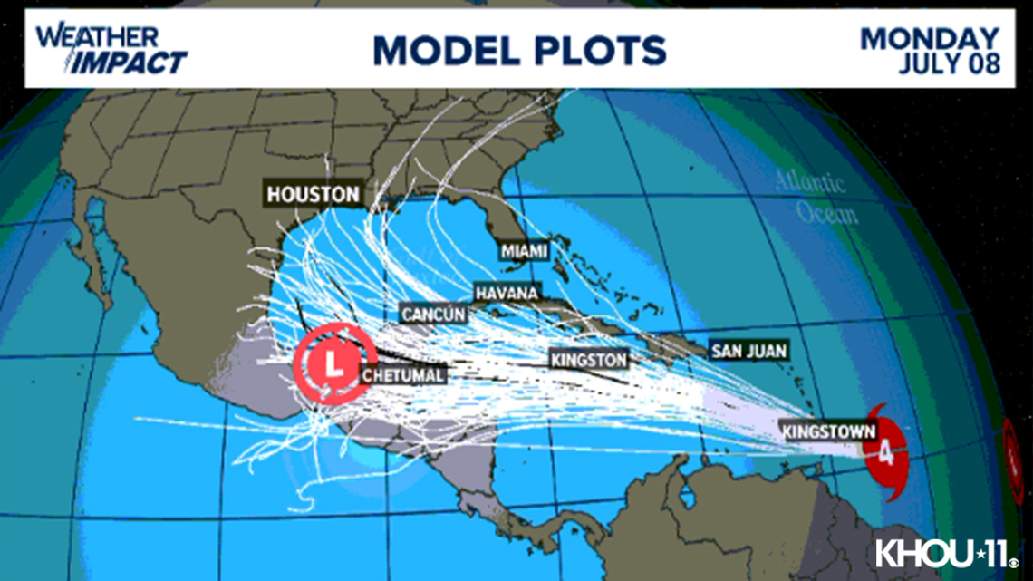 Tropical Update: Hurricane Beryl Strengthens To Category 4 As It ...