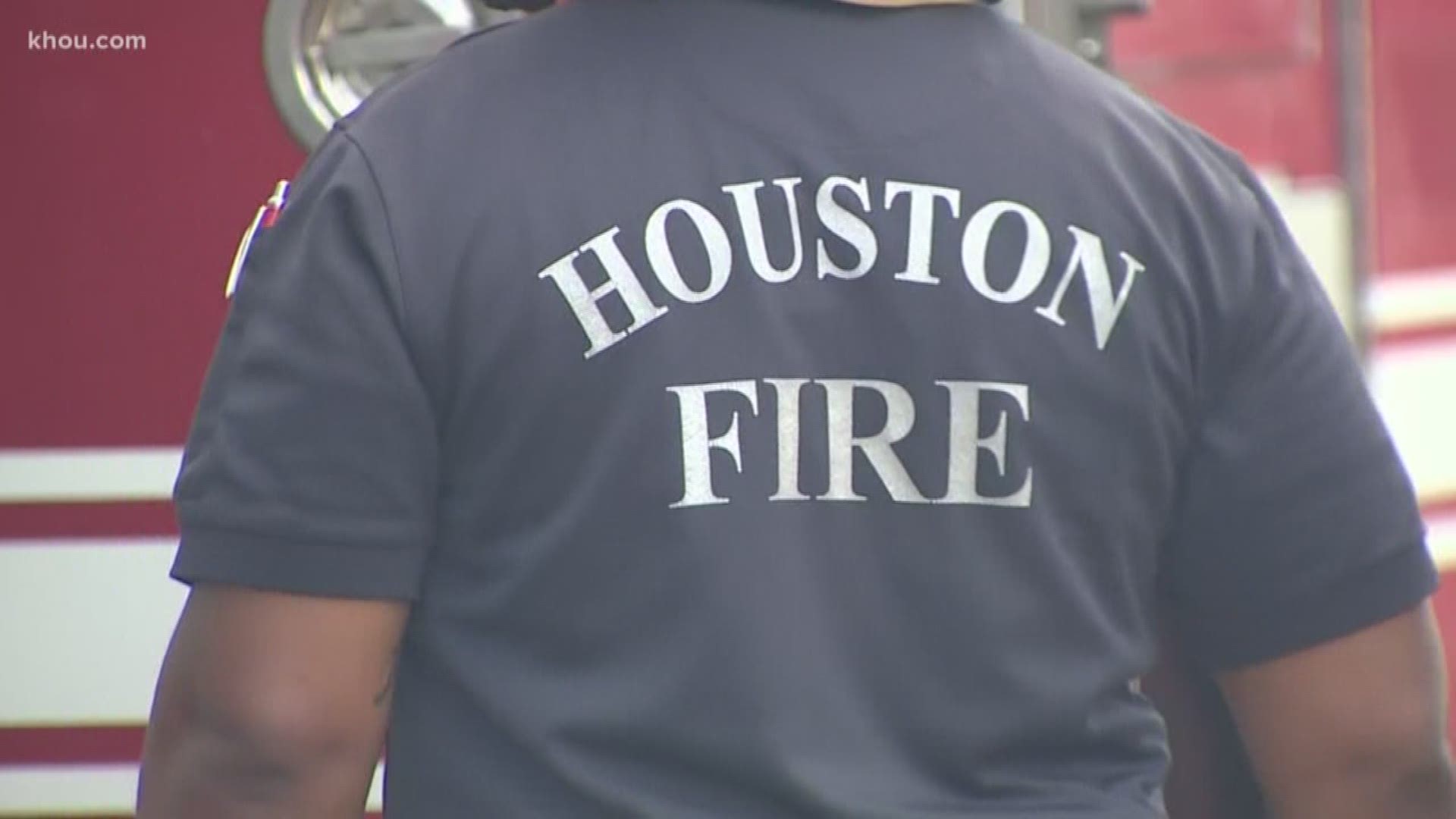 The Houston Professional Firefighter's Association says at least a dozen fire trucks have been operating in the more than 100-degree heat without working air conditioning.