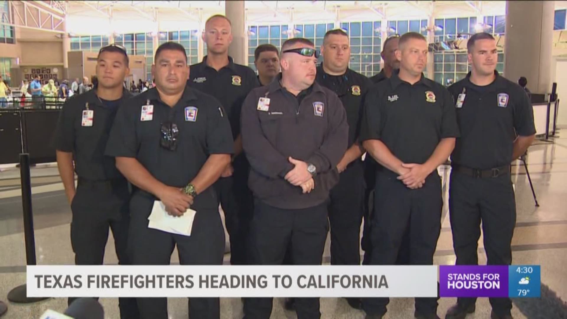 Firefighters from the Houston area are heading to California to help crews battle the raging wildfires there.