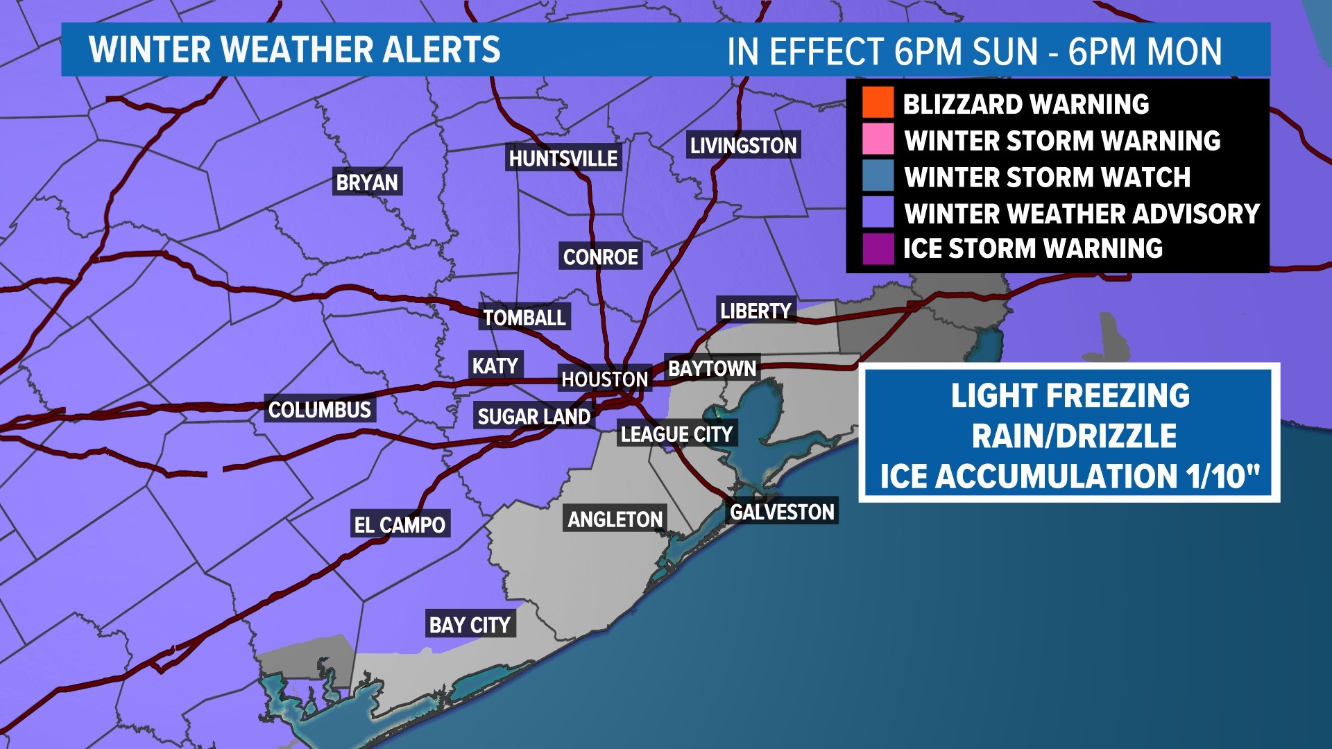 This is KHOU 11's coverage getting you ready for a hard freeze in the Houston area.