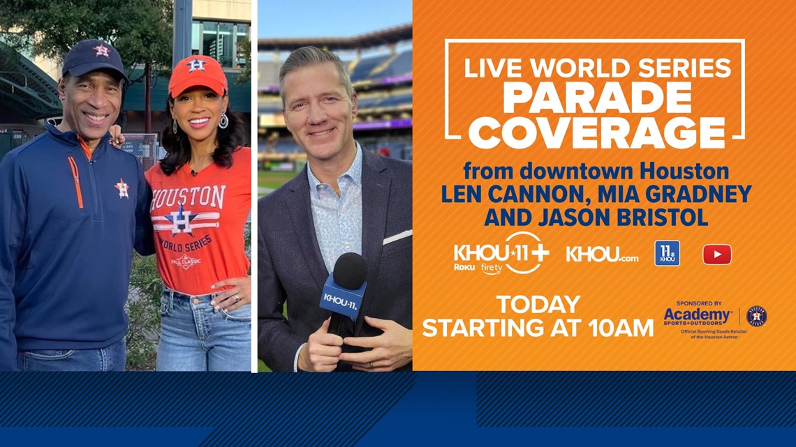 Houston Astros World Series 2022: Watch live, route map, road closures, and  more for Championship Parade in downtown Houston - ABC13 Houston