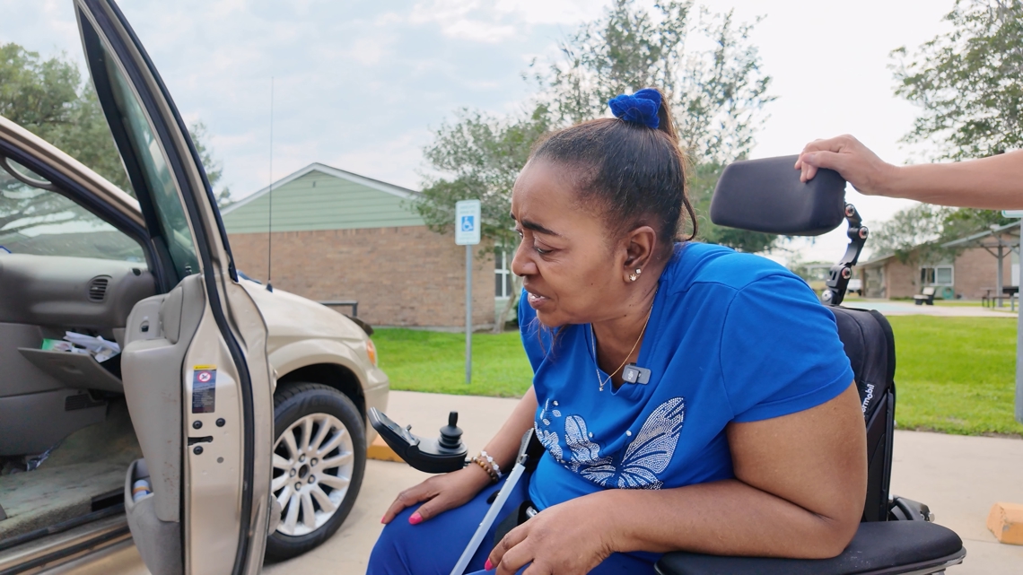 She's leaning on her faith and her neighbors to get through each day. But what she really wants is simple: her freedom back.