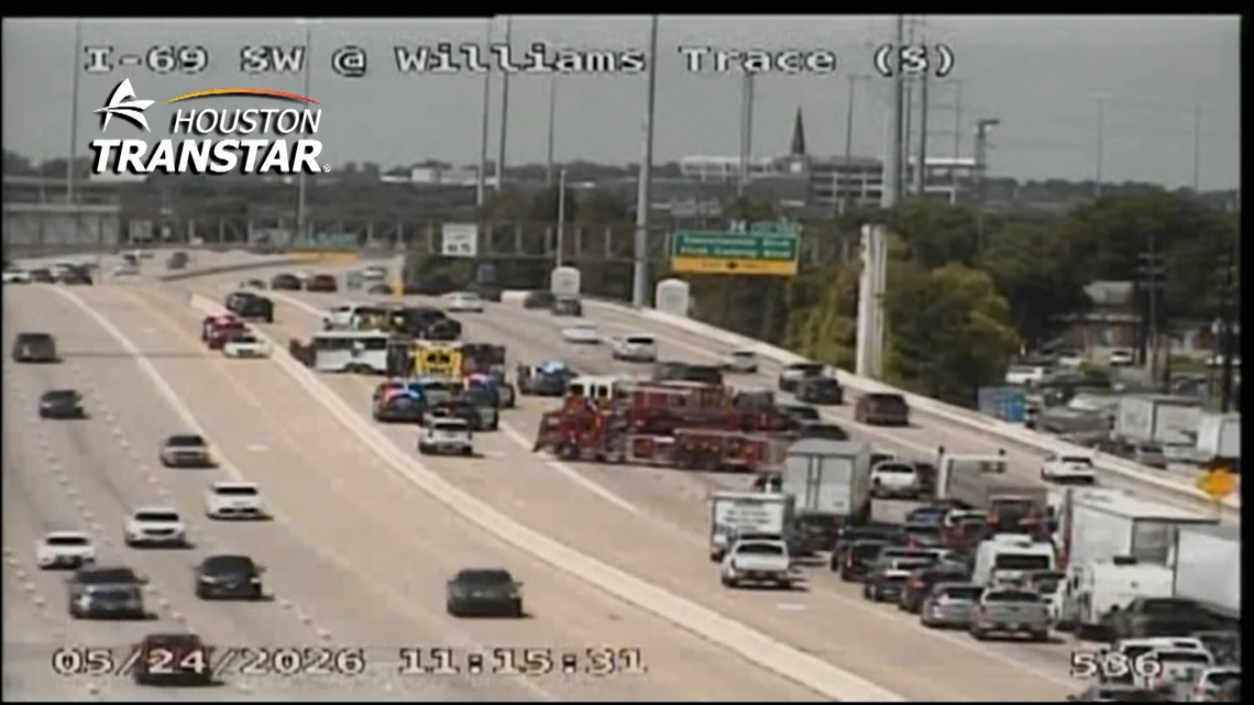 I-59 headed south fully reopens at Highway 6 in Sugar Land after crash ...