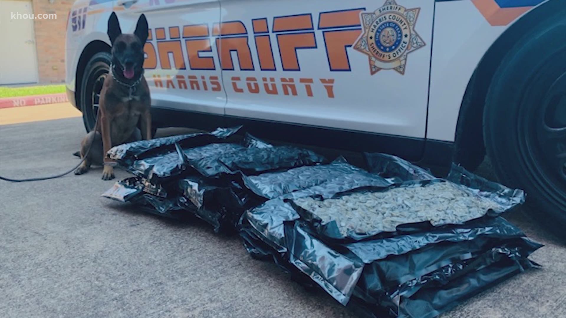 Thirty-two bags of marijuana are now in the custody of Harris County deputies after being mailed to the wrong house.