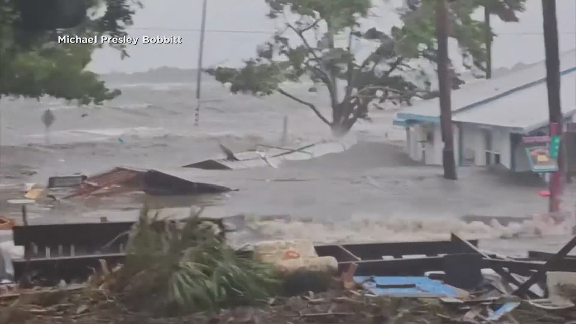 Idalia weakens to tropical storm after hitting Florida, Georgia | khou.com