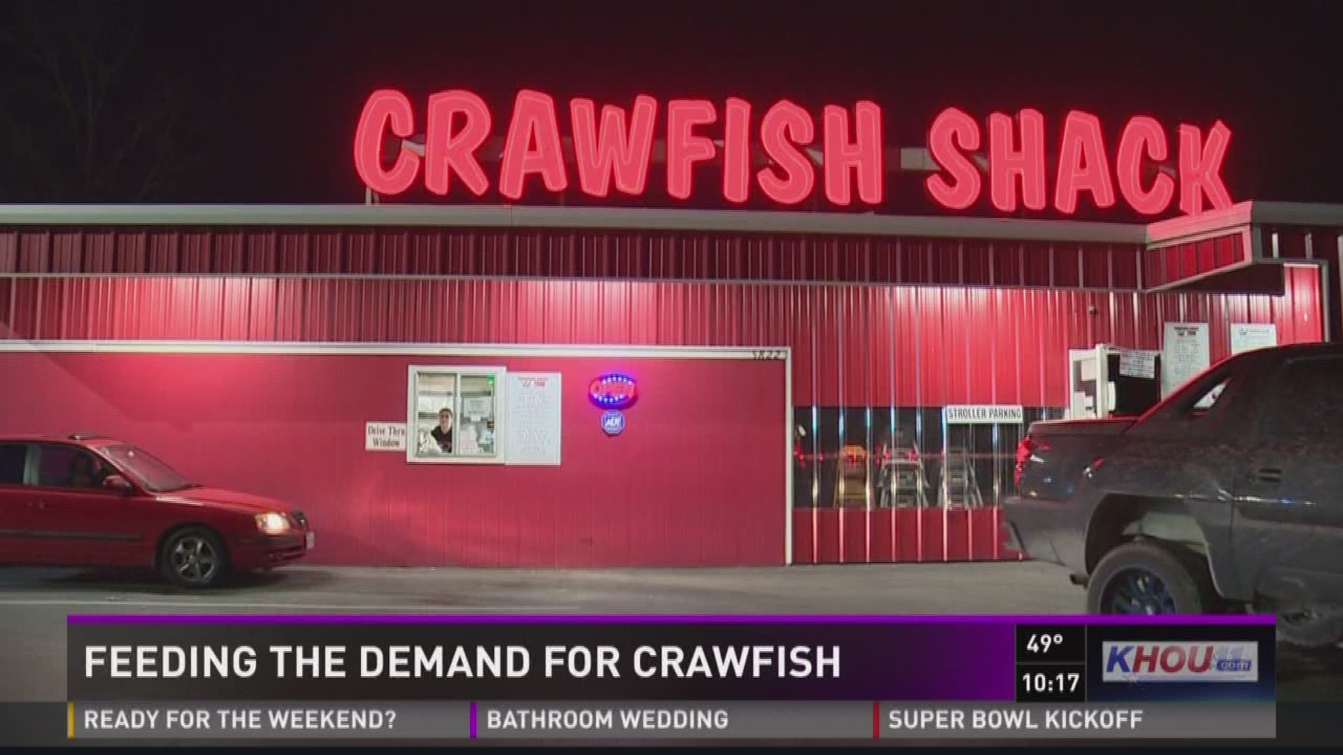 The Crawfish Shack in Crosby is back, but this year opening day was two weeks later than usual.