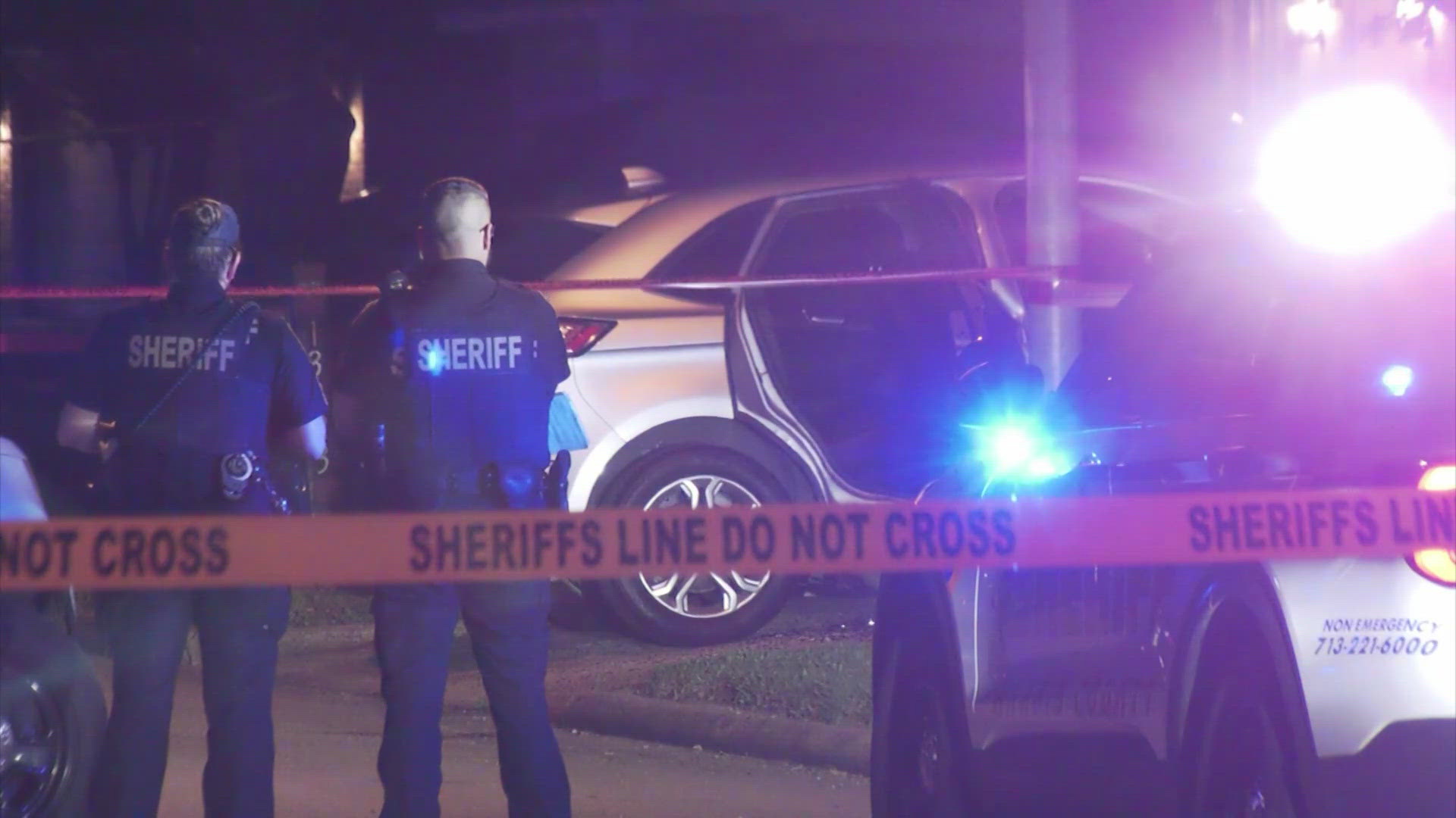 A man was found shot to death inside of a car outside of a home near the Cypress area early Wednesday.
