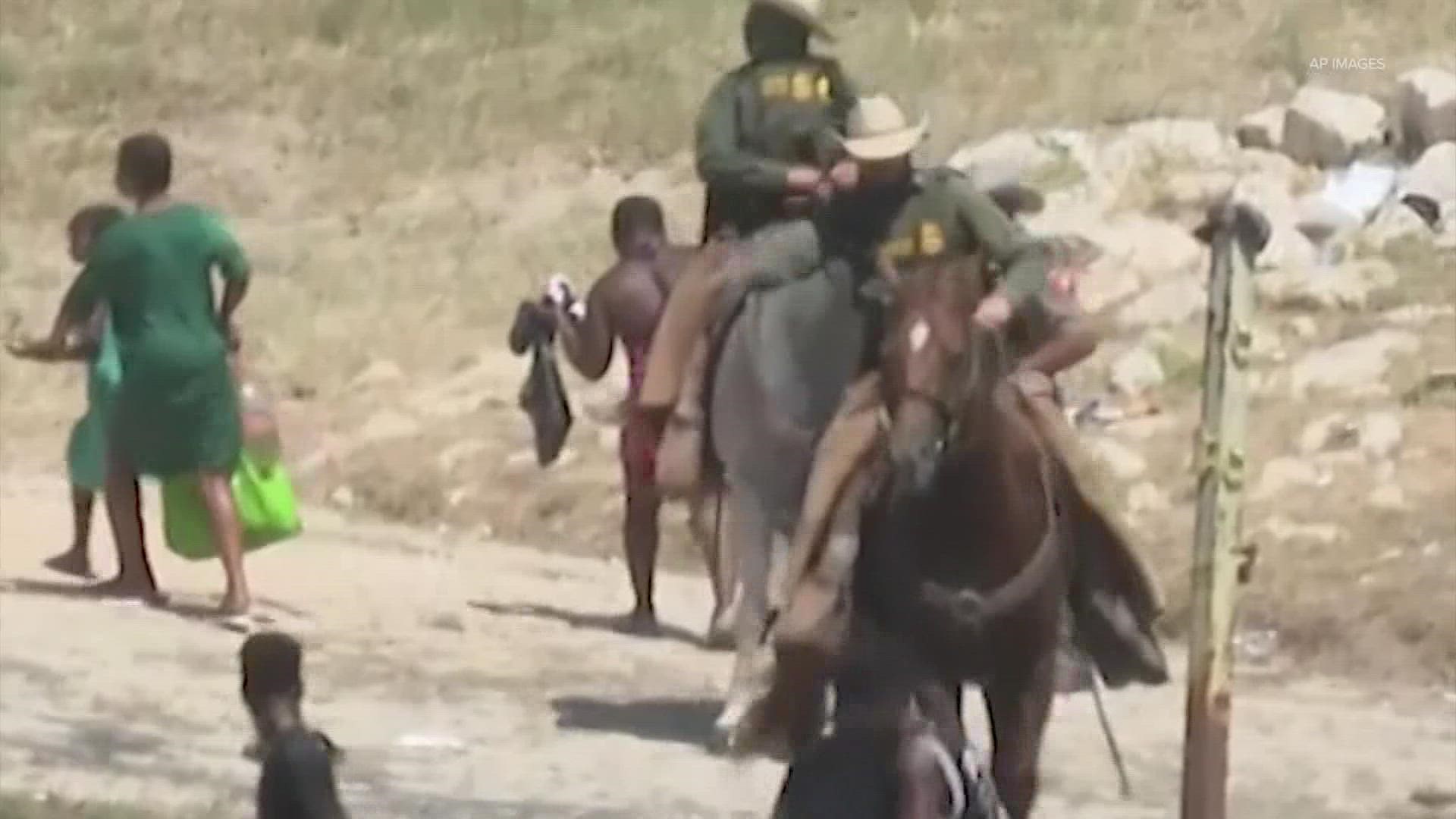 Department of Homeland Security Secretary Alejandro Mayorkas and Border Patrol Chief Raul Ortiz said they would look into agents on horseback using their horses