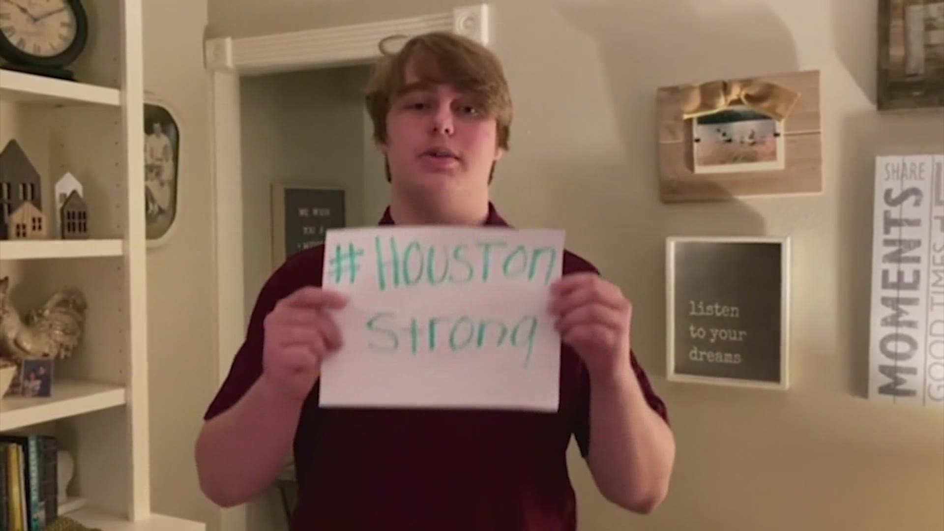 We've seen so many Houstonians supporting each other after the devastating winter storm. That includes a message of unity from a group of high school students.