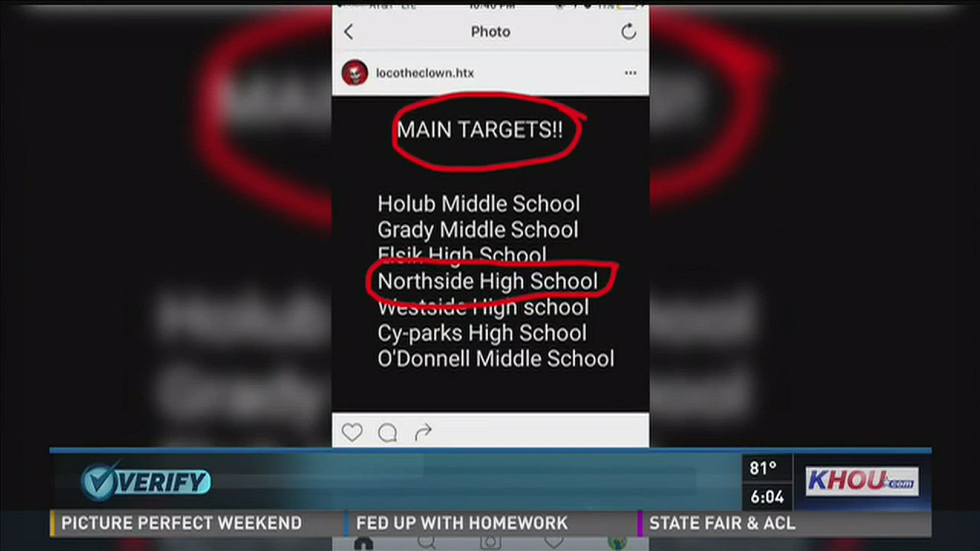 People posing as clowns on social media are forcing schools nationwide to send letters to parents and some have even locked down.