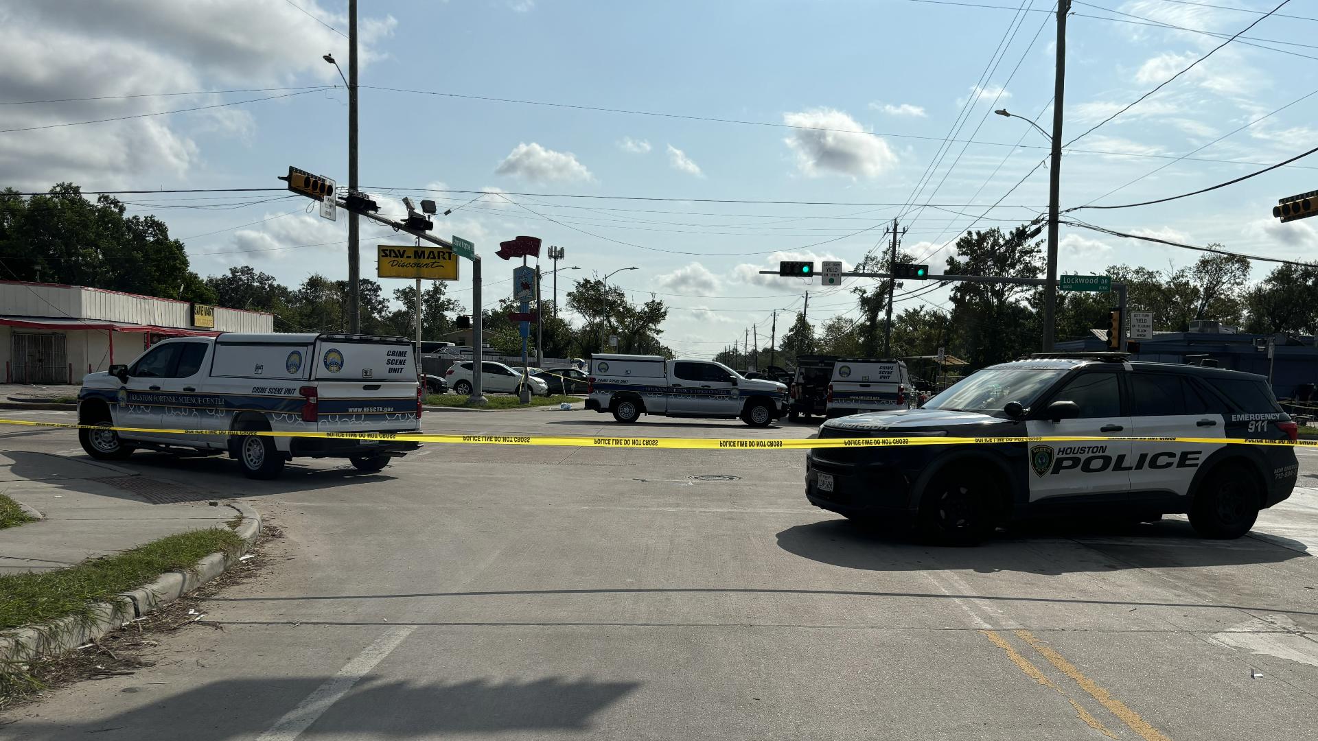 Two people were killed and at least nine others hurt when gunfire rang out at a block party in northeast Houston early Saturday morning, police say.