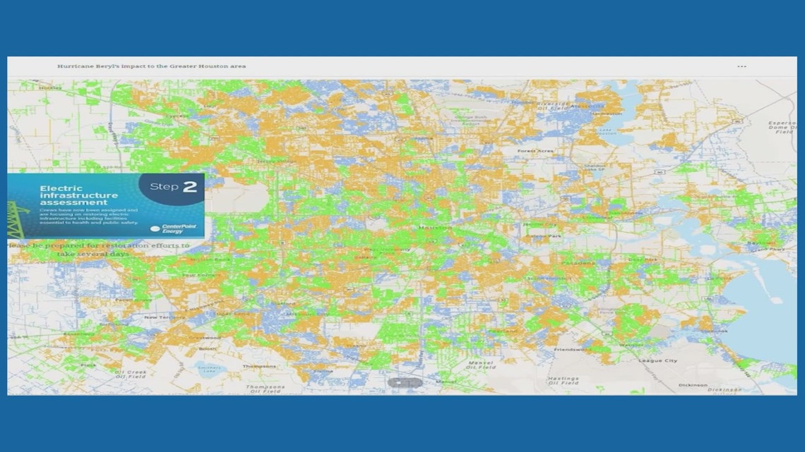 CenterPoint aims to have 50% of power outages resolved by end of ...