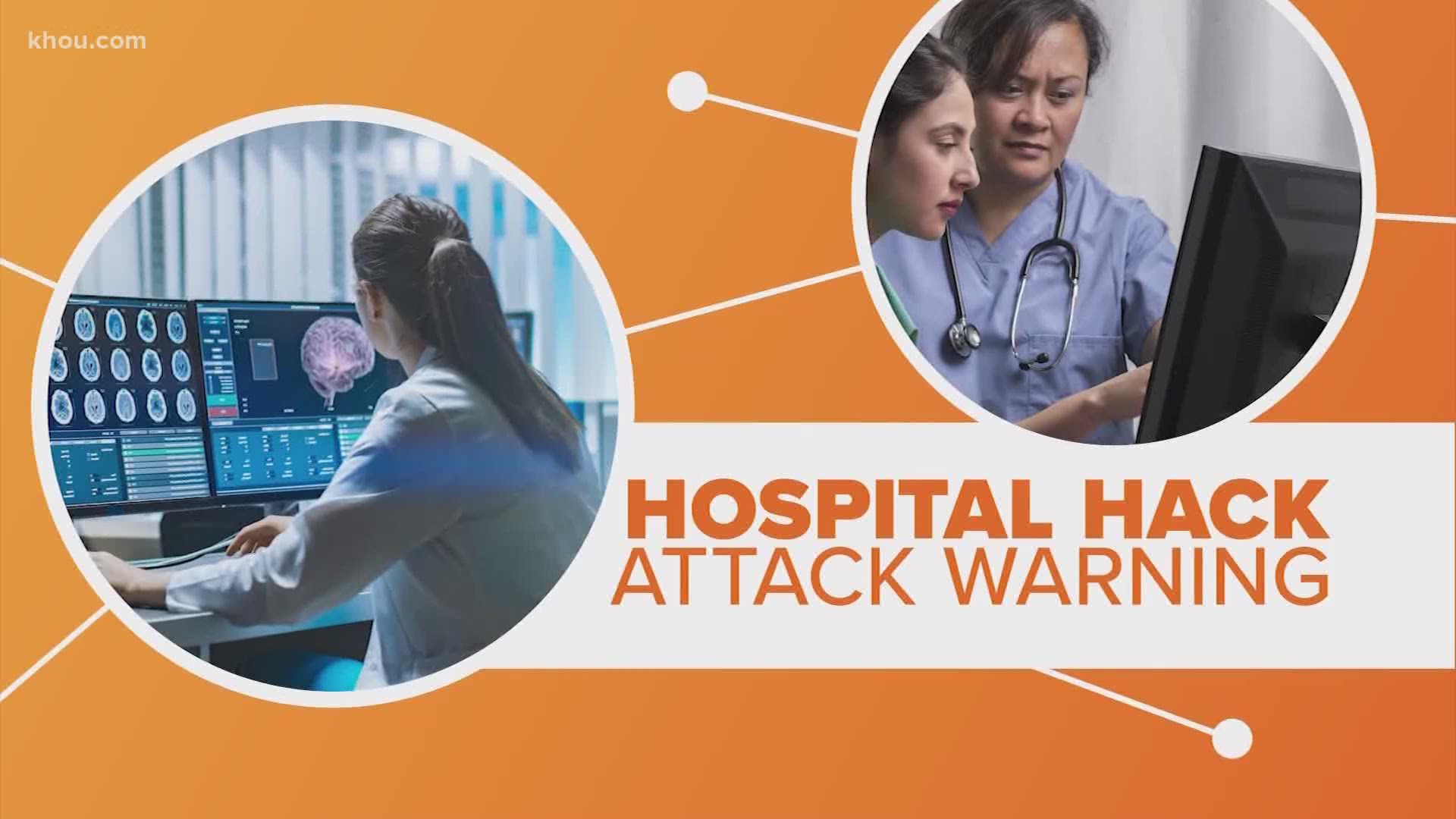 As if American hospitals didn’t have enough to deal with thanks to the recent coronavirus surge… now the FBI is warning hackers are targeting medical institutions.