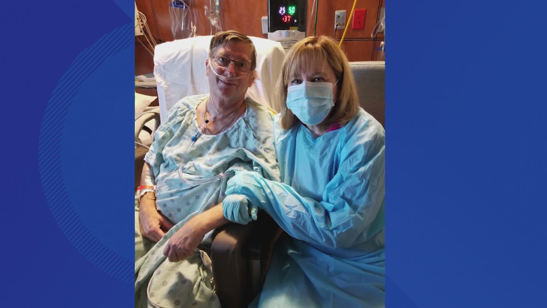 The 64-year-old had no pre-existing health conditions. Surviving the virus destroyed his lungs, making him a candidate for a double lung transplant.