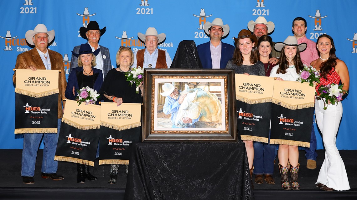 Houston rodeo student artwork auction Winners' pieces earn 275K