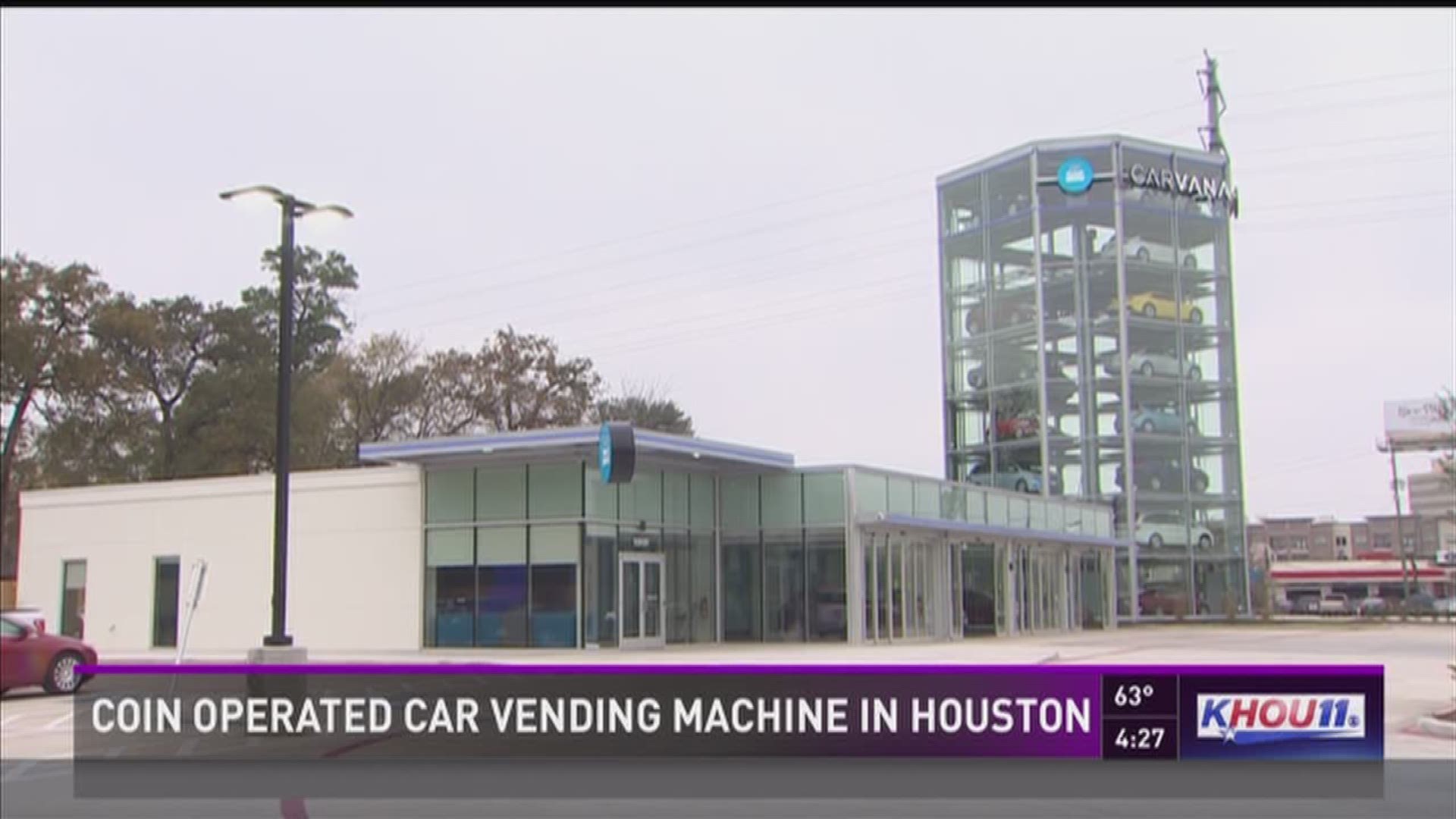 Carvana vending deals machine houston