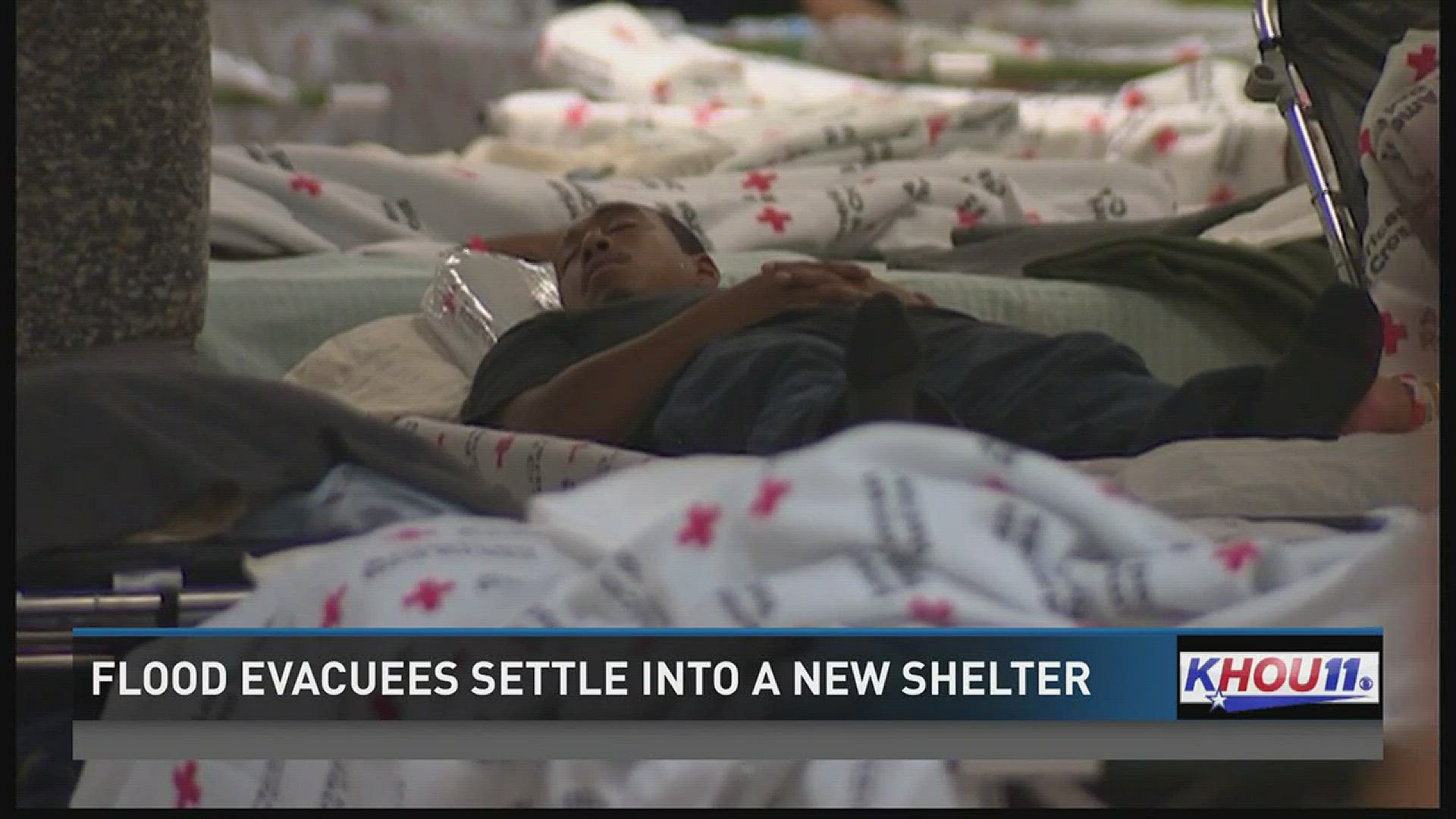 Mattress shop becomes shelter for Hurricane Harvey victims