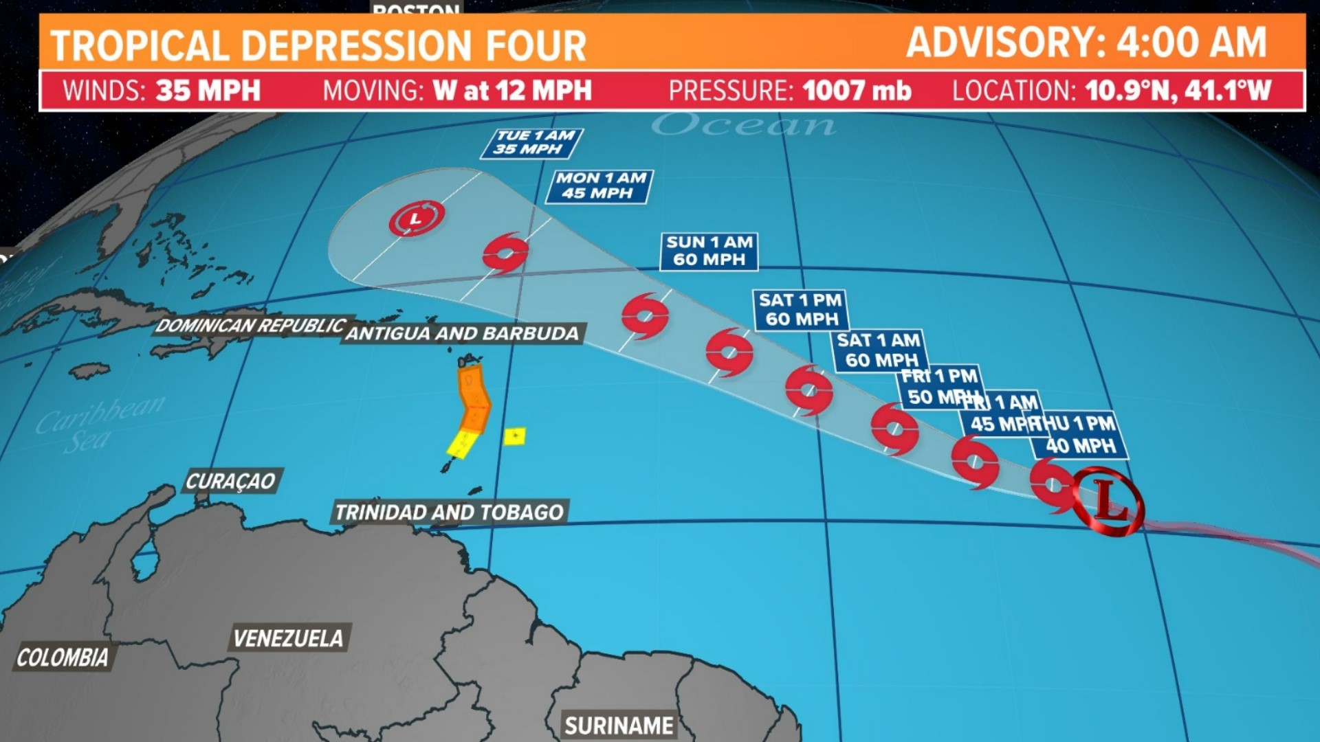 Tropics Update: Tracking Two Storms In The Atlantic | Khou.com