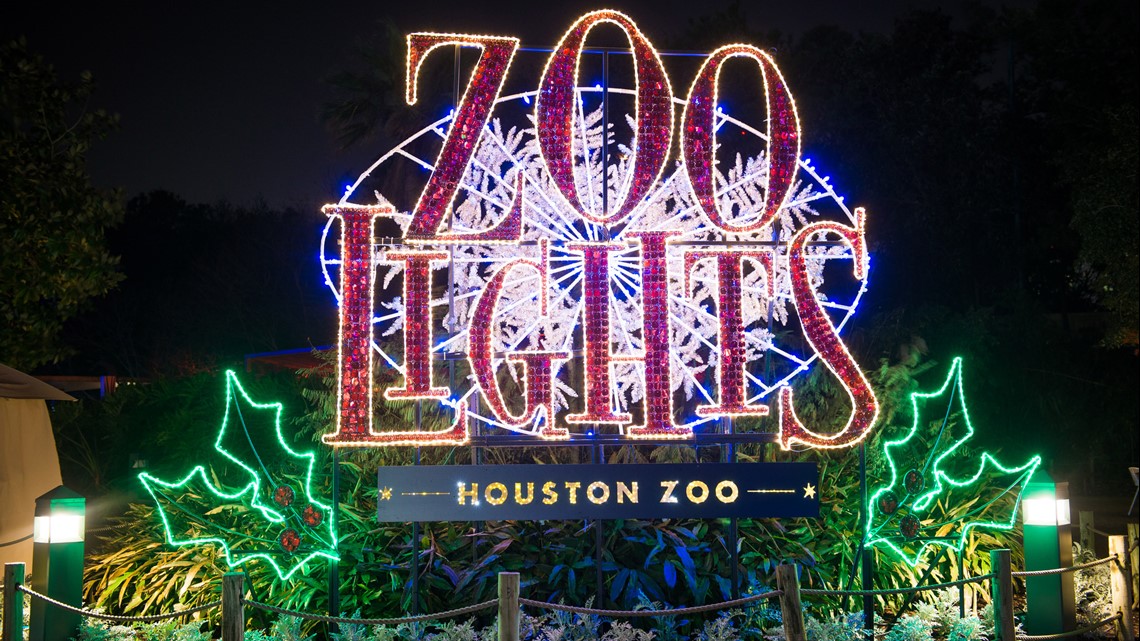 Houston Zoo hosts Zoo Lights event for adults only