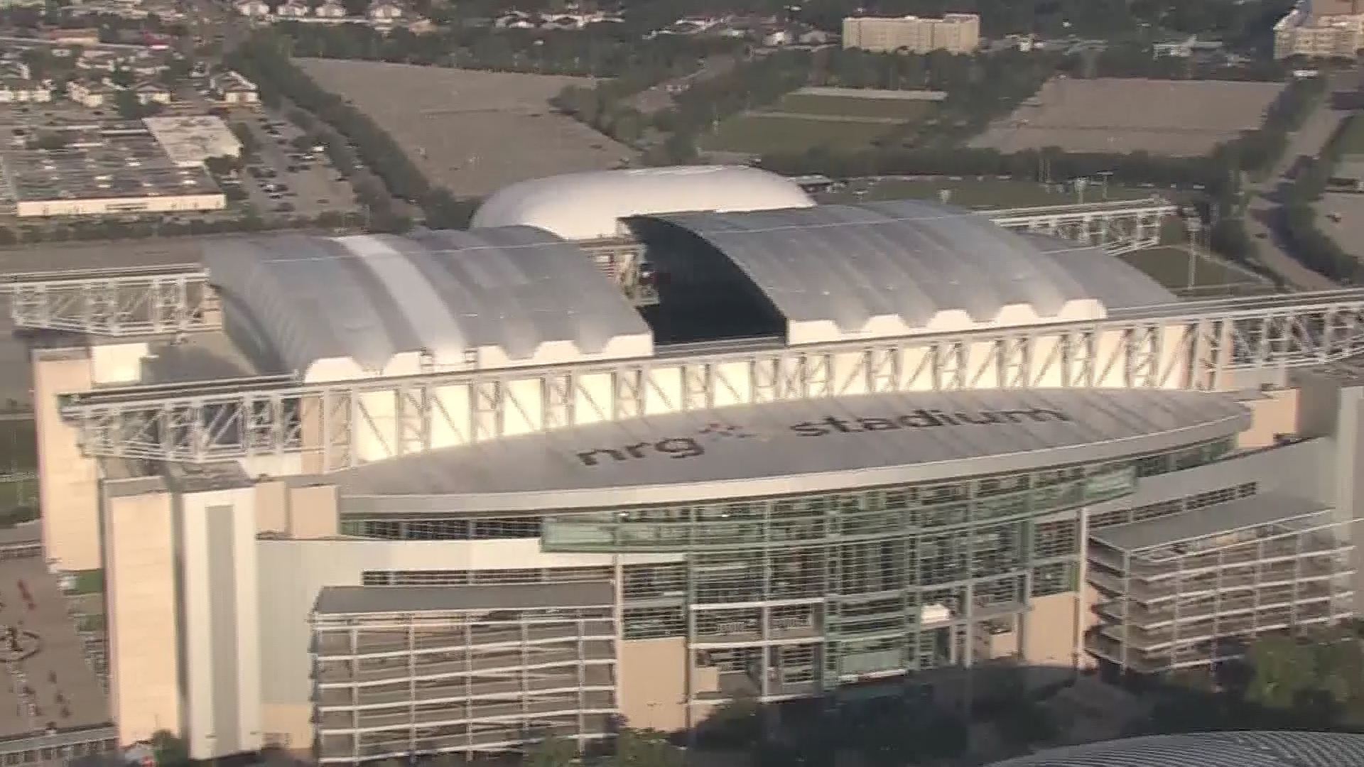 Take a look the repairs to the NRG Stadium roof after Beryl | khou.com