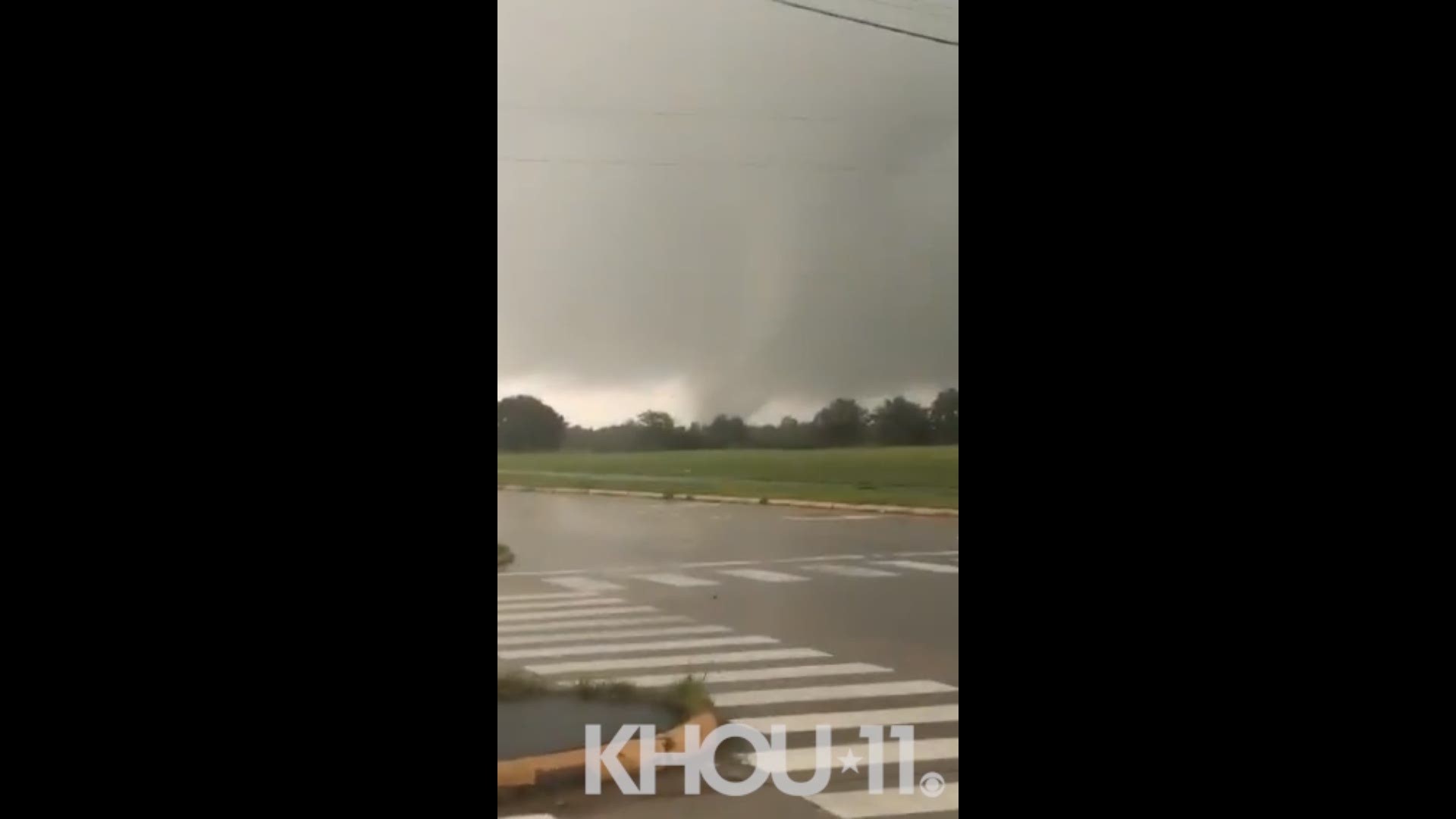 Anthony Garcia captured this video of a tornado moving through Chambers County on Wednesday, Sept. 18.