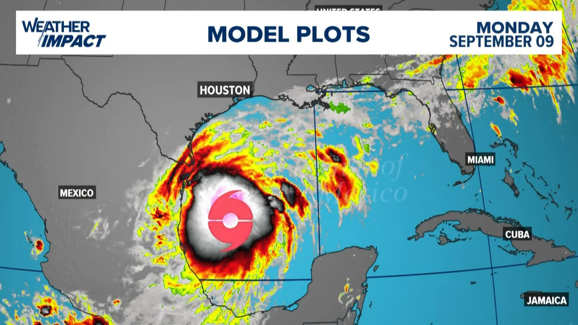 Meteorologist Kim Castro has the latest update on what's now Tropical Storm Francine.