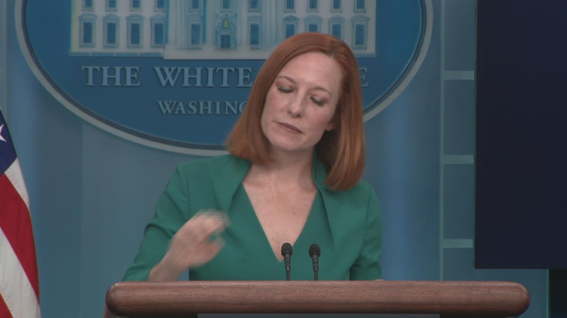 White House Press Sec Jen Psaki addresses Gov. Abbott’s decision on the issue of immigration education