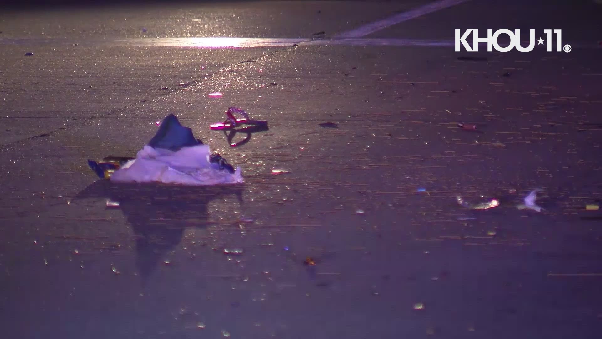 A woman was struck and killed by an SUV on Monday at an intersection near Klein High School.