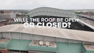 Will Minute Maid Park's roof be open or closed for the Astros game? Here's how they decide